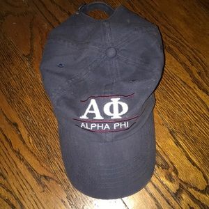 Alpha phi sorority baseball cap